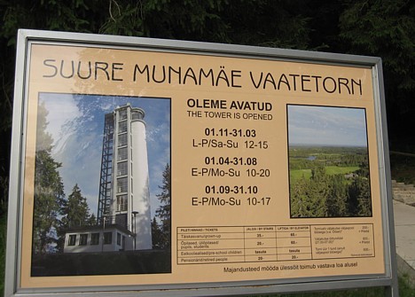 With 318m the Suur Munamägi is the highest Mountain in the baltic