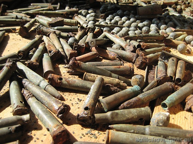 The remained ammunition of soldiers
