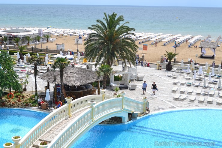 Victoria Palace, Sunny Beach hotels, Bulgaria
Summer average water temperature is about 28°C, water t 26°C. http://www.novatours.lv