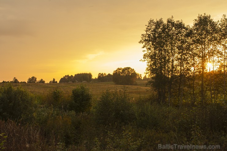 BalticTravelnews enjoy a beautiful sunset from the Gulbene-Aluksne train in Latvia