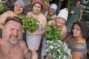 Latvian Sauna and Spa Association Hosts Hot Media Days at the «Mežapuķes» Sauna in Baldone - Photos