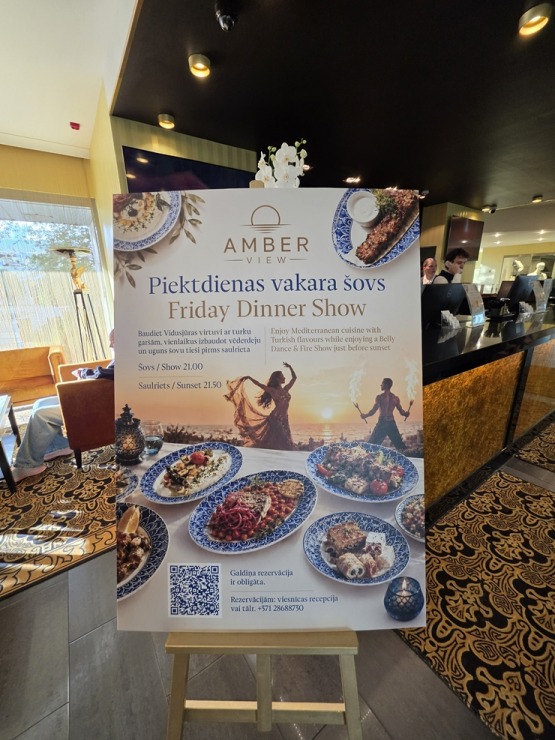 Jūrmalas viesnīca «Baltic Beach Hotel» atklāj jaunas virtuves restorānu «AMBER VIEW» - Vidusjūras virtuve ar turku dvēseli 395222