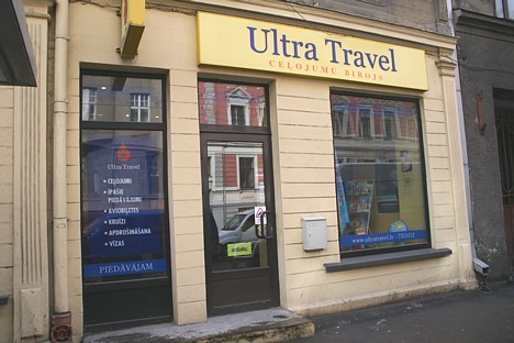 Ceļojumu birojs Ultra Travel atrodas Rīgā, A. Čaka iela 53 20776