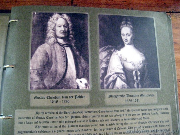 Gustavs Kristiāns Von der Pahlen (1648.-1736.) un viņa dzīvesbiedre Margarita Doroteja (1656.-1681.) 34774