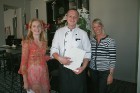 Par viesu labsajūtu rūpējas (no kreisās) - restorāna vadītāja Sannija Pirozenoka, šefpavārs Sandis Bružas un viesnīcas vadītāja Ilze Riņķe 18