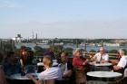 1.vieta Islande Hotel terase piedāvā burvīgu skatu uz Rīgas ostu no putna lidojuma 2