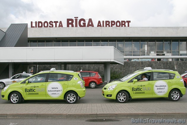 BalticTaxi ieņem stabilas pozīcijas lidostā Rīga 36516