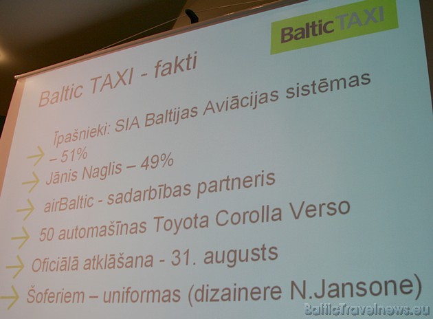 Svarīgākie dati par BalticTaxi 36526
