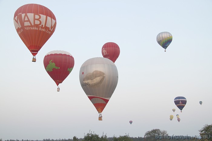 12. Gaisa balonu festivālā LMT Kauss 2010 sacensībās piedalījās 30 gaisa baloni gan no Latvijas, gan ārvalstīm 48231