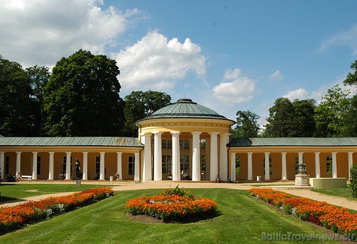 Marianskije Lazņe iespējams apskatīt skaistu arhitektūru
Foto: Marienbad Kur & Spa Hotels 49605