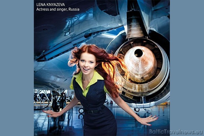 Septembris - Lena Knyzeva, aktrise un dziedātāja no Krievijas
Foto: airBaltic 52642