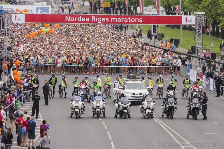 Nordea Rīgas maratonā piedalījušies 23 193 skrējēji no 61 valsts 122307