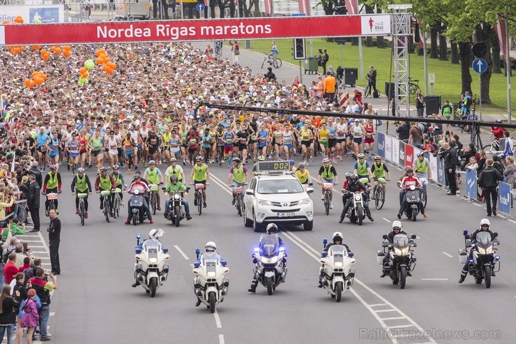 Nordea Rīgas maratonā piedalījušies 23 193 skrējēji no 61 valsts 122308