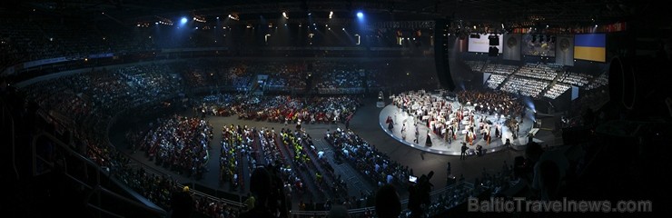 Arēnā Rīga ar grandiozu koncertu atklāta 8. Pasaules koru olimpiāde 127656