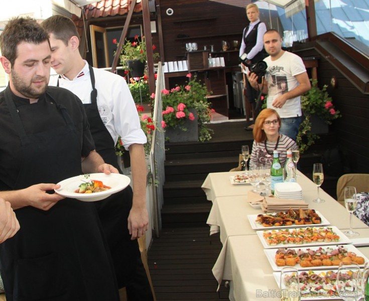 Santorini viesnīcas «Kirini Suites & SPA» restorāna šefpavāra George Iakovidi meistardarbs 134356
