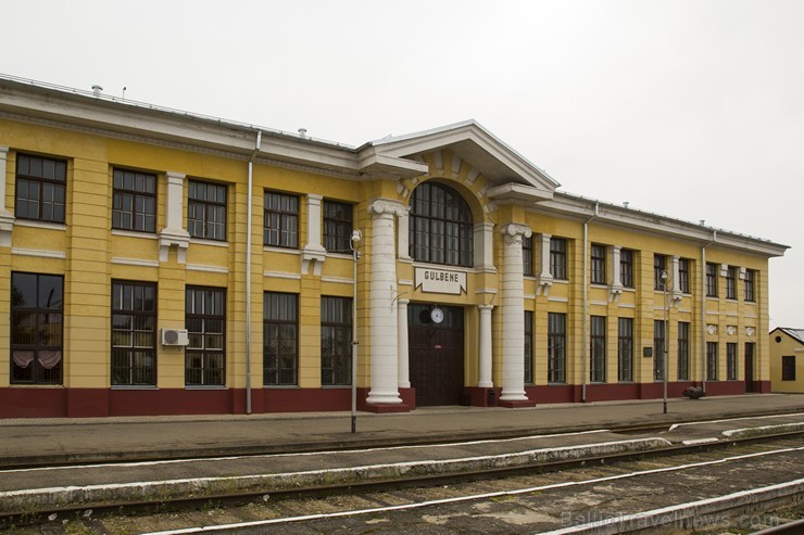 Gulbenes dzelzceļa stacija ir viena no lielākajām un greznākajām dzelzceļa staciju ēkām Latvijā 135578