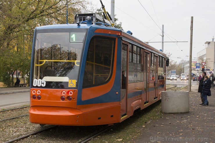 Travelnews.lv Daugavpilī iepazīstas ar jaunajiem tramvajiem 135638