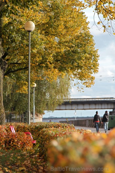 Travelnews.lv izbauda oktobra krāsas un rudenīgos Rīgas skatus. (Krastmalas promenāde) 136091