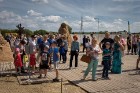 Jelgavā aplūkojami Starptautiskā Smilšu skulptūru festivāla darbi 16