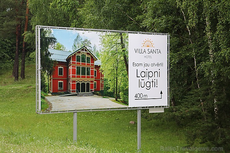 Latvijas tūrisms un Cēsis ir ieguvušas jaunu atpūtas pērli «Villa Santa Hotel» 201698