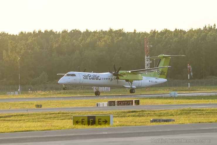 Lidosta «Rīga» un «Airbaltic» medijiem atrāda savu infrastruktūru un gaisa floti 202226