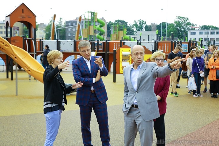 Rīgā aktīvi norisinās darbi, lai 16.septembrī atklātu Centra sporta kvartālu 202241