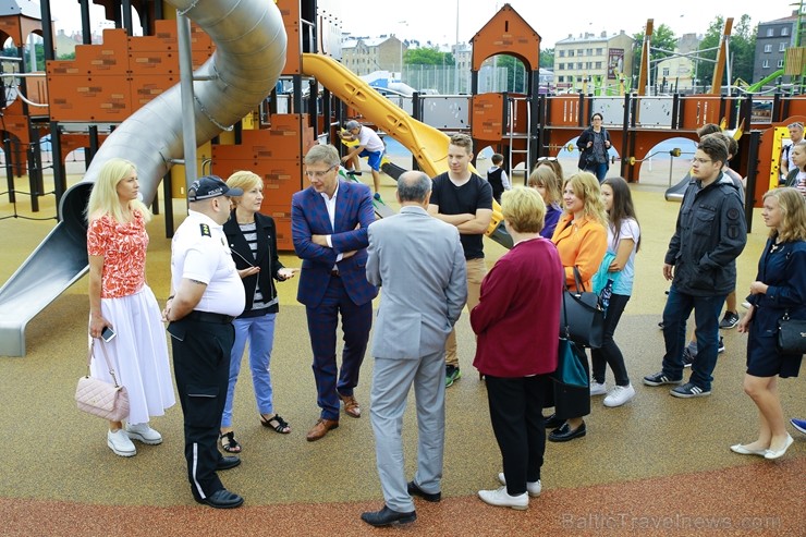 Rīgā aktīvi norisinās darbi, lai 16.septembrī atklātu Centra sporta kvartālu 202242