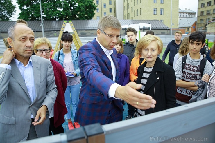 Rīgā aktīvi norisinās darbi, lai 16.septembrī atklātu Centra sporta kvartālu 202244