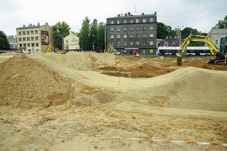 Rīgā aktīvi norisinās darbi, lai 16.septembrī atklātu Centra sporta kvartālu 202255
