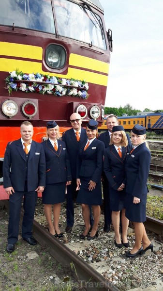 Latvijas tūrisma profesionāļi dodas aizraujošā ceļojumā ar vilcienu uz Sanktpēterburgu «L-Ekspresis»vagonos 204708
