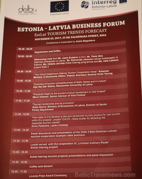 Igauņi un latvieši 23.11.2017 satiekas «ESTLAT Forum 2017» un izvērtē kopīgos tūrisma projektus 211753