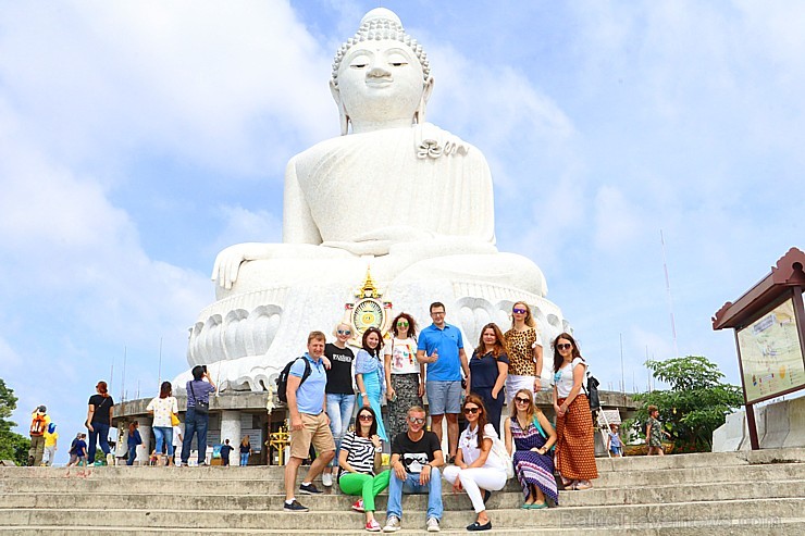 Travelnews.lv kopā ar «365 brīvdienas» un «Turkish Airlines» apmeklē slaveno statuju «Sēdošais Buda» Puketas salā 214085