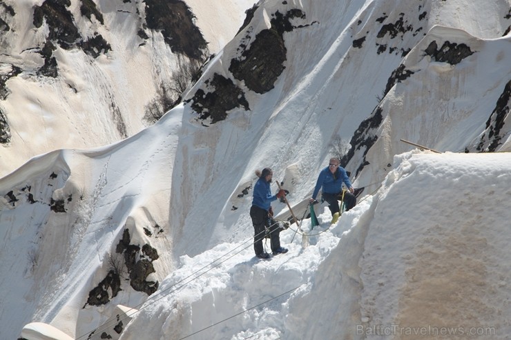 Travelnews.lv izbauda Soču kalnu ainavas no «Rosa Khutor» slēpošanas trasēm 222656