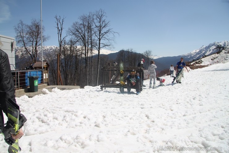 Travelnews.lv izbauda Soču kalnu ainavas no «Rosa Khutor» slēpošanas trasēm 222677