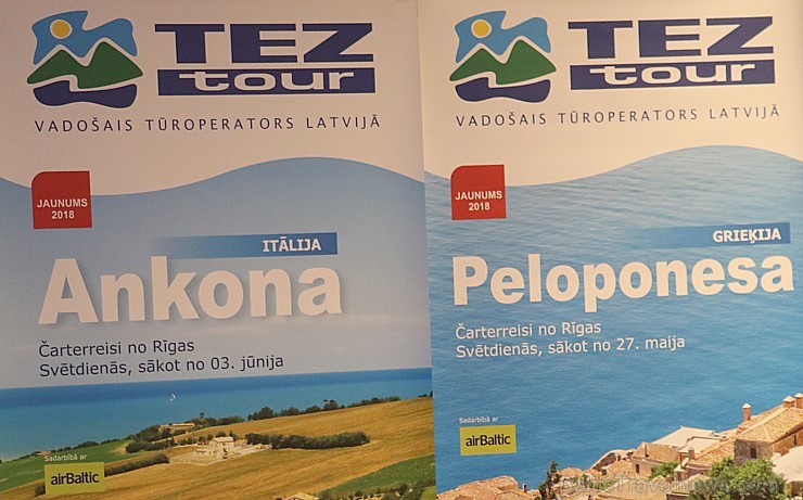 Tūroperators «Tez Tour» prezentē vasaras ceļojumus un jaunumus 223099