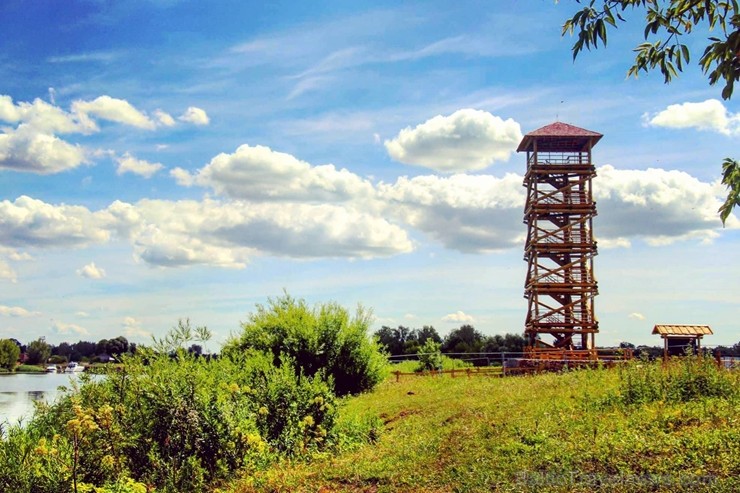 Jelgavas Pils salā izveidots teju 20 metru garš skatu tornis un piknika vieta 226465