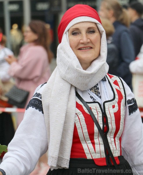 Dziesmu un deju svētku atklāšanas gājiens pulcē Rīgā visus Latvijas novadus (301-400) 226934