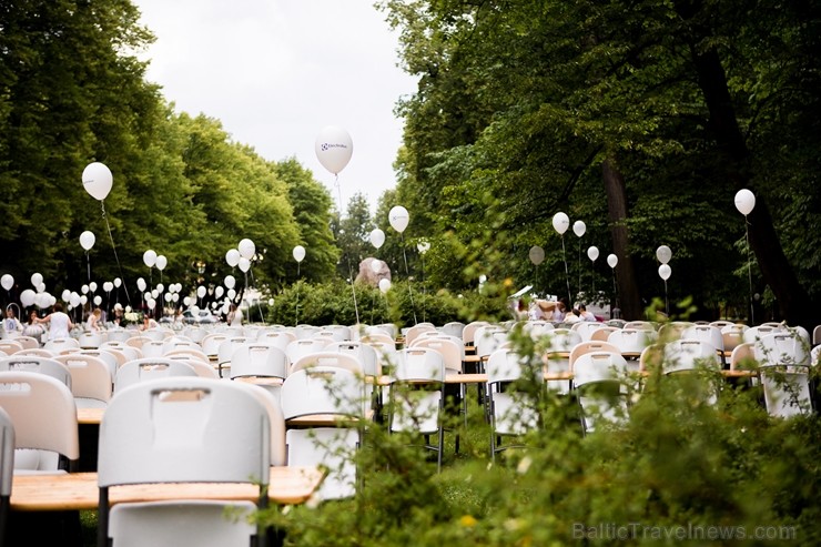 Jau ceturto gadu Rīgā notiek baltais pop-up pikniks «L’elegante Pop-Up Picnic» 227877