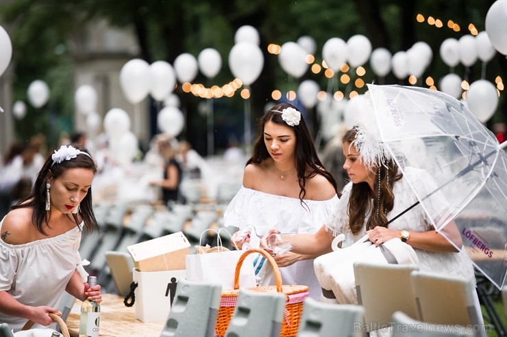 Jau ceturto gadu Rīgā notiek baltais pop-up pikniks «L’elegante Pop-Up Picnic» 227893