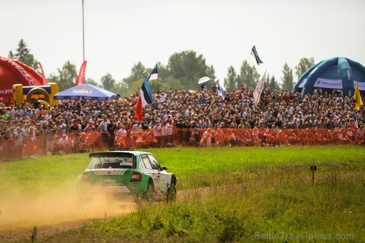 Igaunijā norisinās gada lielākais autosporta pasākums - Shell Helix Rally Estonia. Foto: Gatis Smudzis 228227