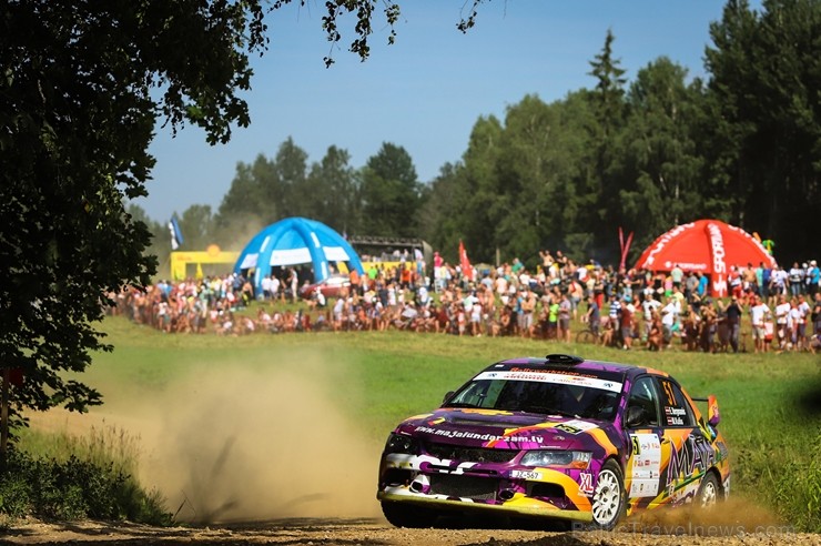 Igaunijā norisinās gada lielākais autosporta pasākums - Shell Helix Rally Estonia. Foto: Gatis Smudzis 228230