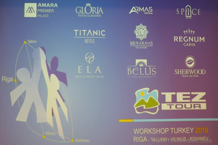Tūroperators «Tez Tour Latvija» rīko 5.11.2018 «Radisson Blu Latvija Conference & Spa Hotel» ceļojumu aģentiem «Workshop Turkey 2019» 237346