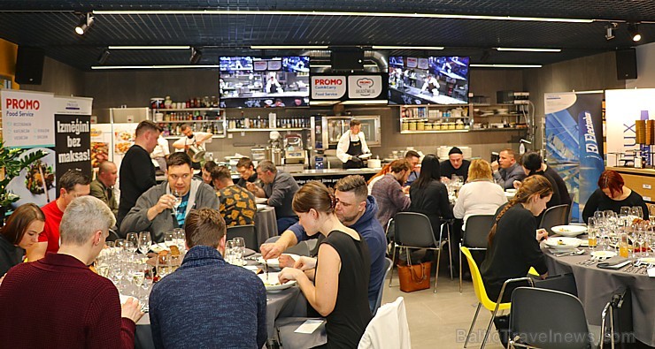 «Promo Cash&Carry Gastro» studijā viesojas Igaunijas restorāna «Söe» šefpavārs Pāvels Gurjanovs ar meistarklasi, kurš ir pasaules prestižā konkursa «B 244094