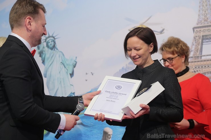 Balvu nominācijā ABSOLŪTĀ KLASE - «GADA CILVĒKS TŪRISMĀ 2018» saņem Inese Šīrava, Latvijas Investīciju un attīstības aģentūras Tūrisma departaments (L 244532