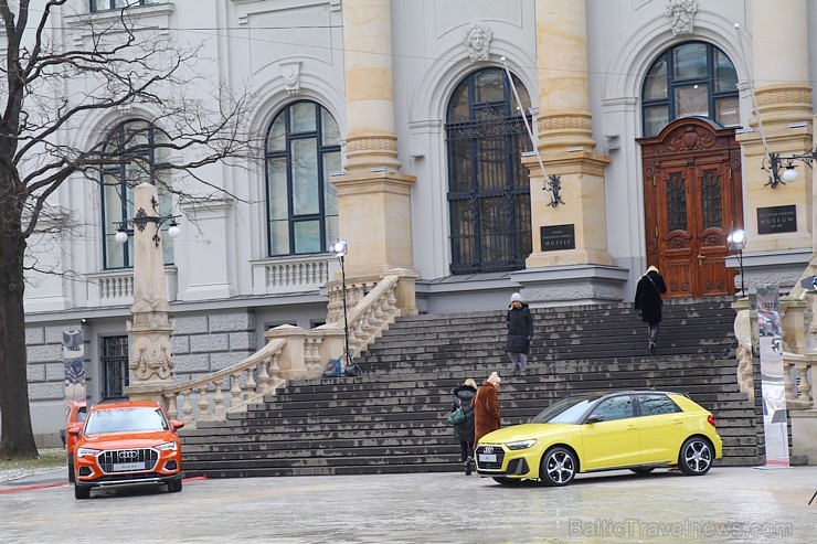 Jaunais «Audi A1 Sportback» prezentējas 2.02.2019 uz «Audi Burbuļu parāde 2019» fona Latvijas Nacionālajā mākslas muzejā 247588