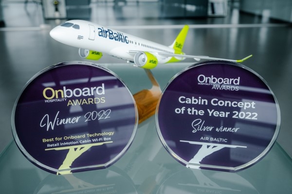«airBaltic» Receives Award for its Meal Pre-order System and SKY Service