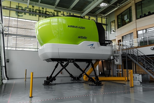 «airBaltic» to Receive Second Airbus A220 Full Flight Simulator in 2024