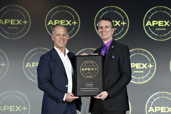 «airBaltic» Receives Four Star Major Airline Award by APEX