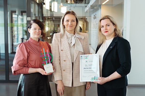 airBaltic Awarded the Gold Status as a Diversity-Friendly Employer 2024