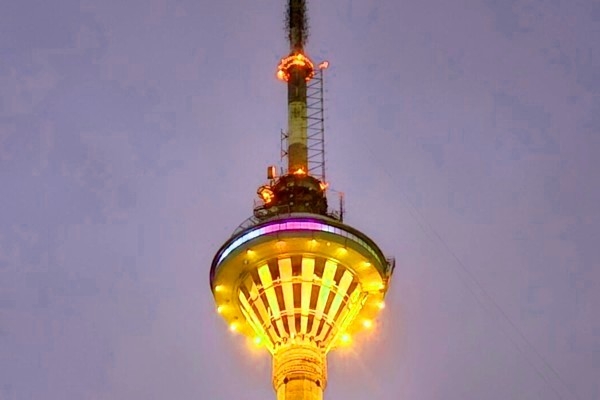 Shine Your Message from Tallinn TV Tower